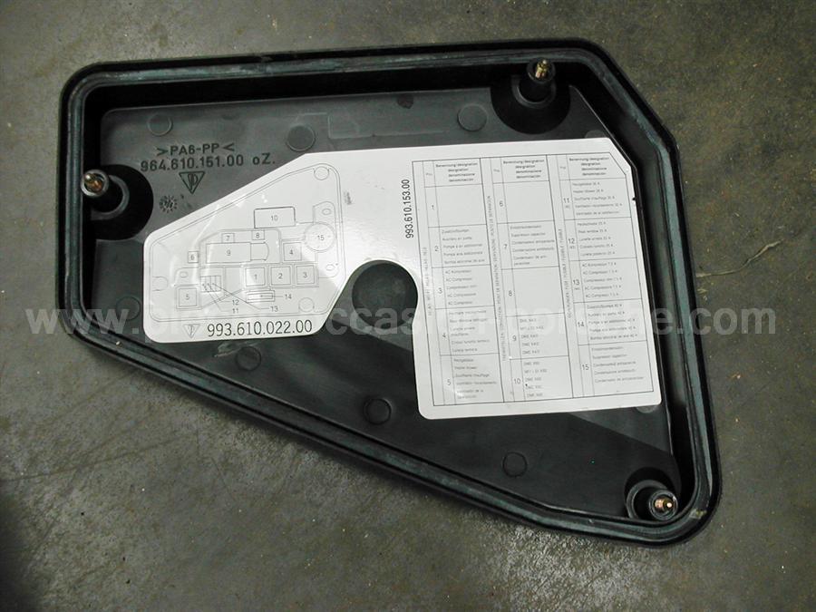Capot relais AR Porsche 964 et 993